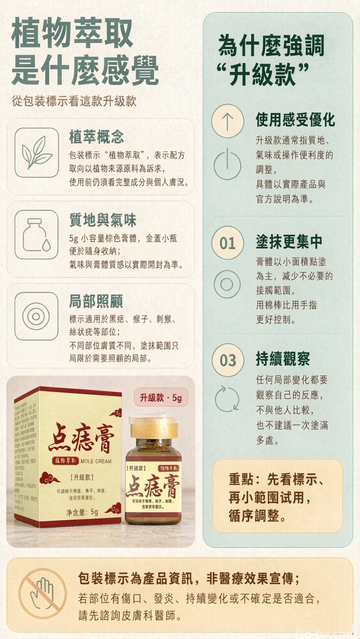 點痣膏 - 植萃與升級款